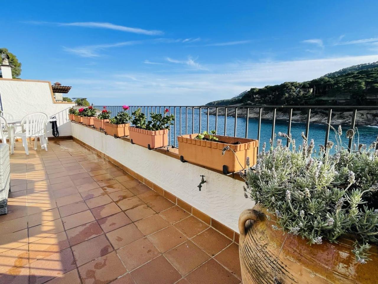 Tamariu Platja - Penthouse On Passeig Del Mar. Apartment Екстериор снимка